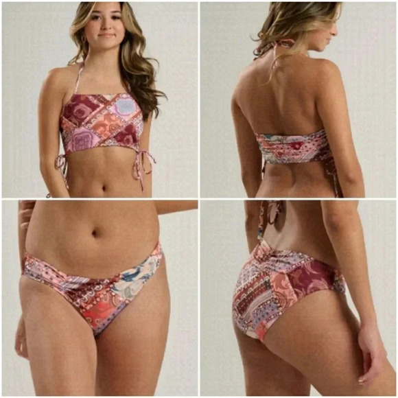 2/$25-Quintsoul Bikini  NWOT - Tube Top & Low Rise Bottoms Size Small - Picture 3 of 16